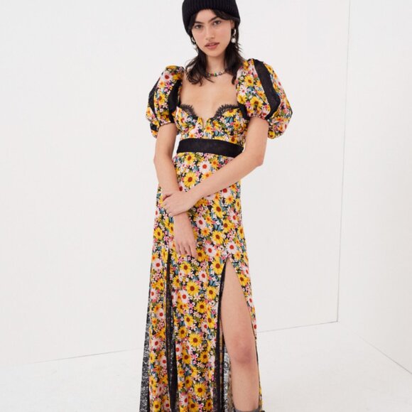 NWT Syliva Maxi Dress by For Love and Lemons - Picture 3 of 5